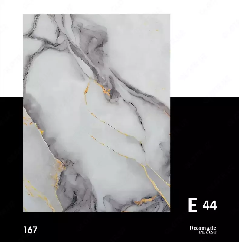 Глянцевая декоративная панель из ПВХ 1.22*2.80 Е 44