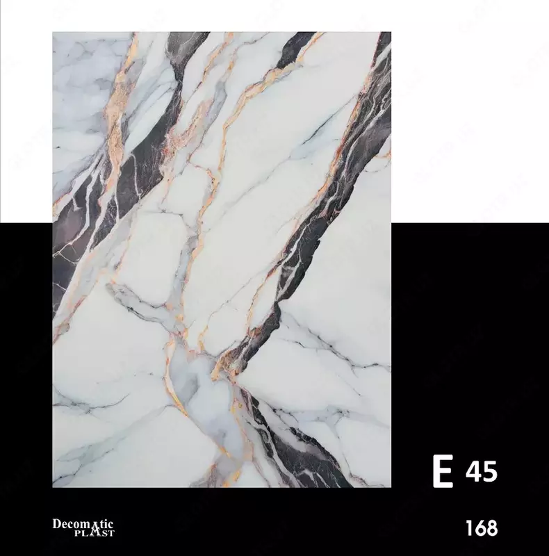 Глянцевая декоративная панель из ПВХ 1.22*2.80 Е 45