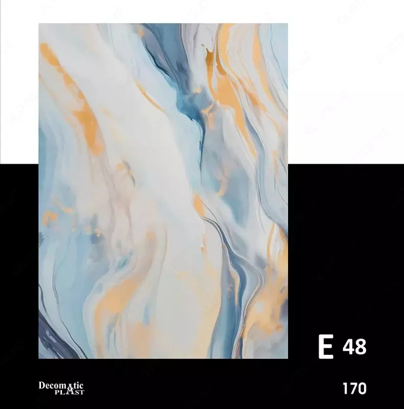 Глянцевая декоративная панель из ПВХ 1.22*2.80 Е 48