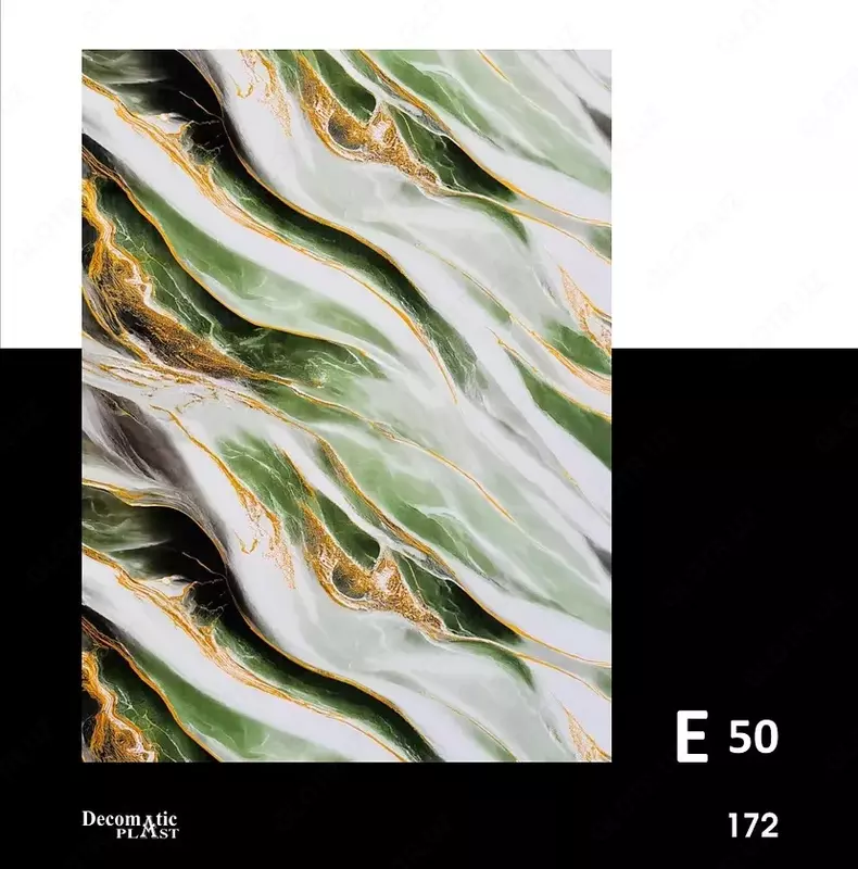 Глянцевая декоративная панель из ПВХ 1.22*2.80 Е 50