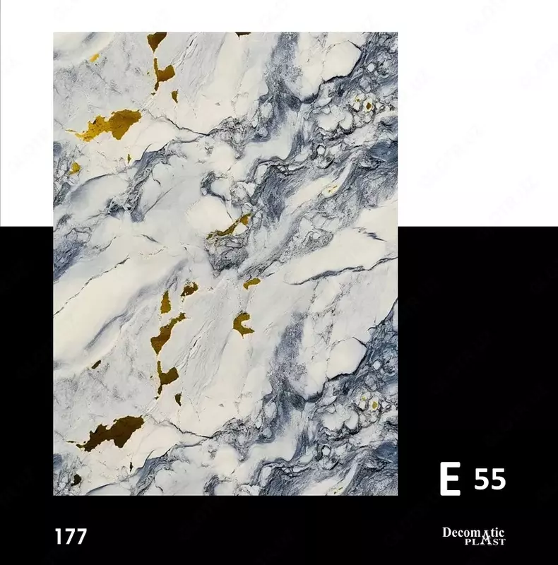 Глянцевая декоративная панель из ПВХ 1.22*2.80 Е 55