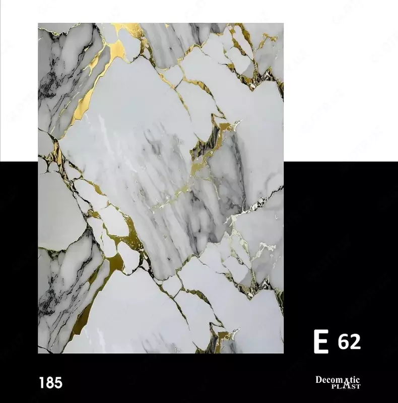 Глянцевая декоративная панель из ПВХ 1.22*2.80 Е 62