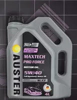 Моторное масло для легковых автомобилей "Auster Maxtech Pro Force" 5W-40 SL/CF (4 литра)