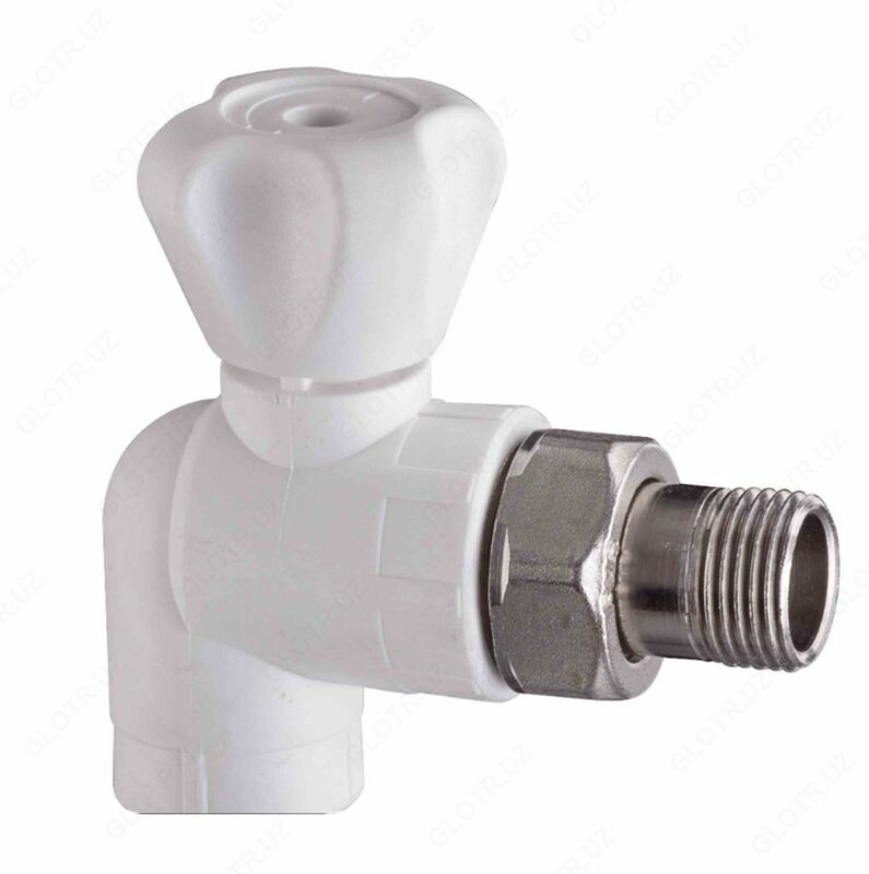 Угловой кран для радиатора 20мм