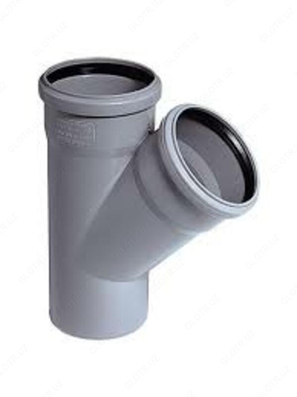 Канализационный тройник 45 градусов
