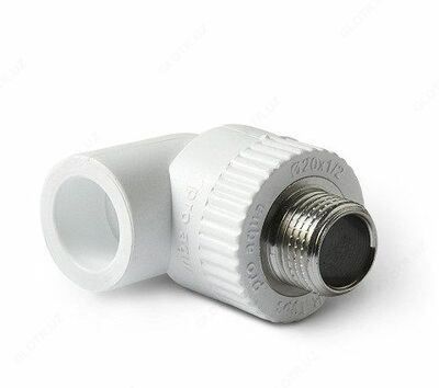 Угол комбинированный с наружной резьбой 20мм