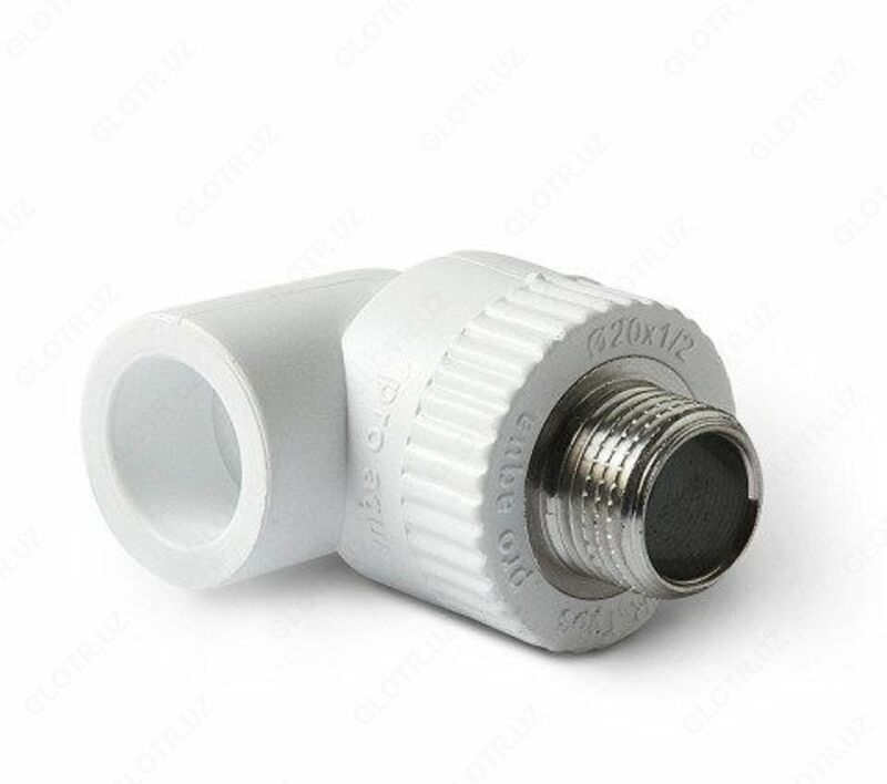 Угол комбинированный с наружной резьбой 20мм