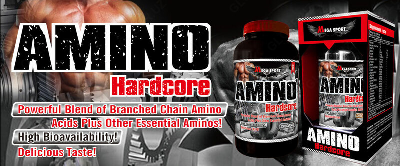  Aminokislotalar Mega Sport Amino Hardcore - 