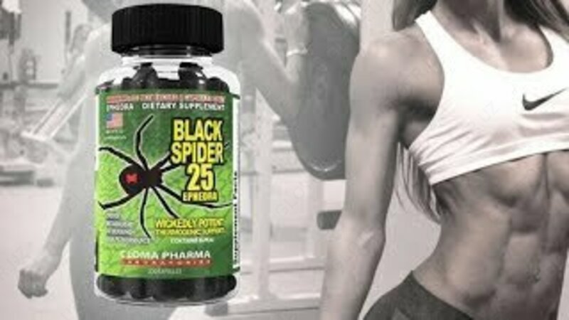 Жиросжигатель Cloma Pharma BLACK SPIDER 25 Fat Burner Energy 100 Capsules Оптом и розница