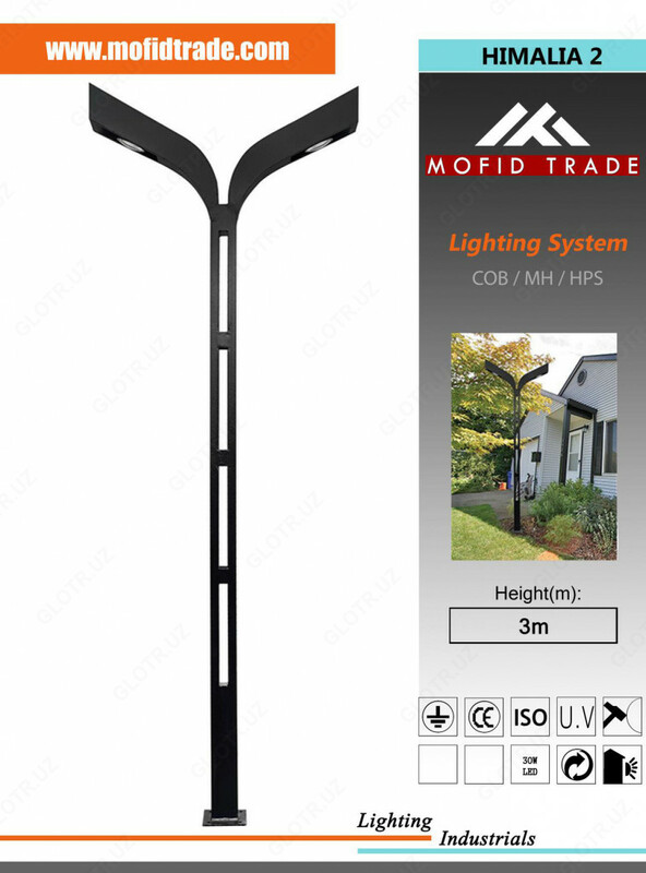 Уличные фонари в Ташкенте (парковые)