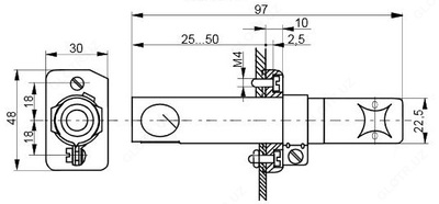 Датчик пламени Siemens QRA2