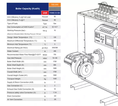 Конденсационный котел Packman RAYKA 580 кВт