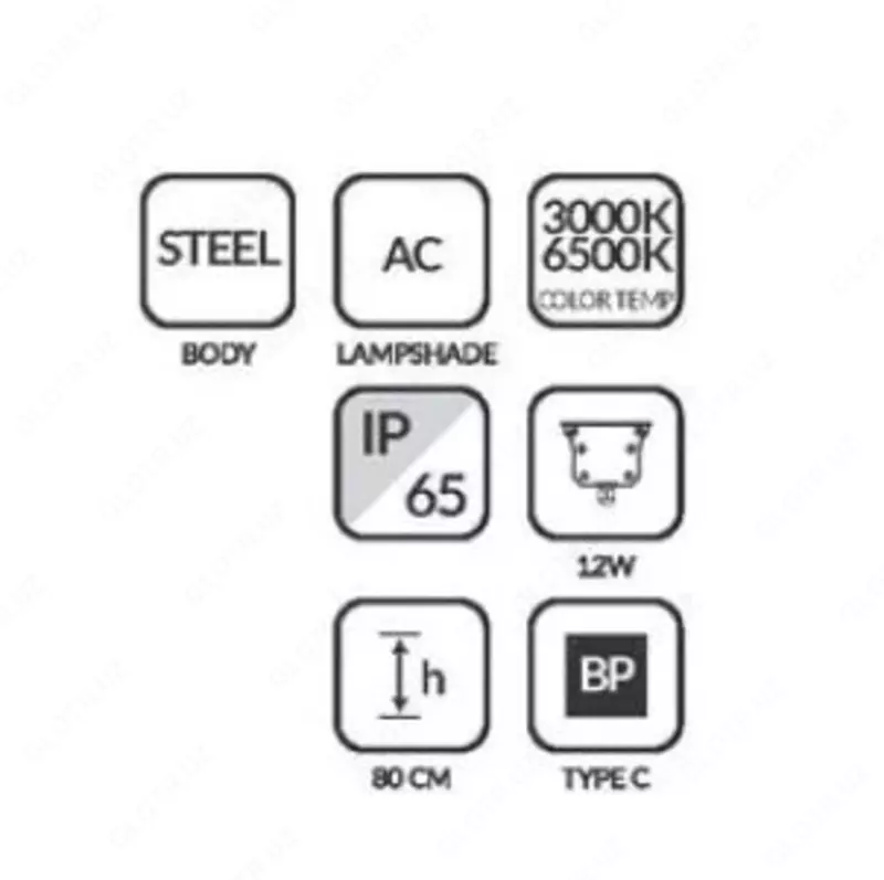 Газонный светильник MACAN 3, RO-L2276