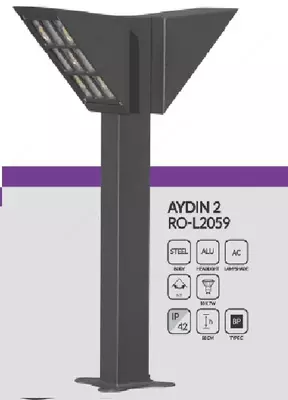 Газонный светильник AYDIN 2, RO-L2059