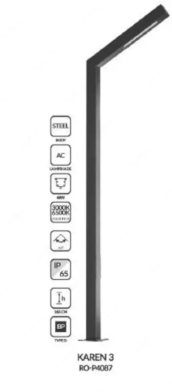 Yo'l chiroq KAREN 3, RO-P4087