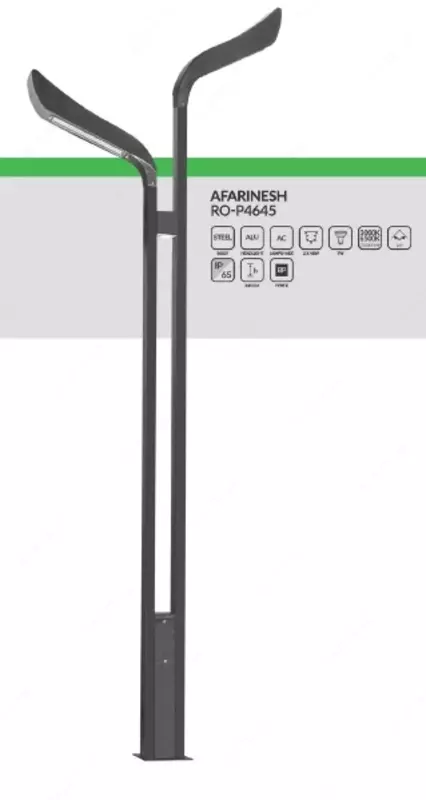 Дорожный светильник AFARINESH, RO-P4645