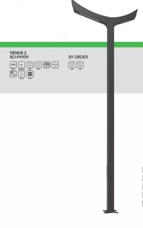 Дорожный светильник VENUS 2, RO-P4909