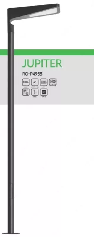 Дорожный светильник JUPITER, RO-P4955