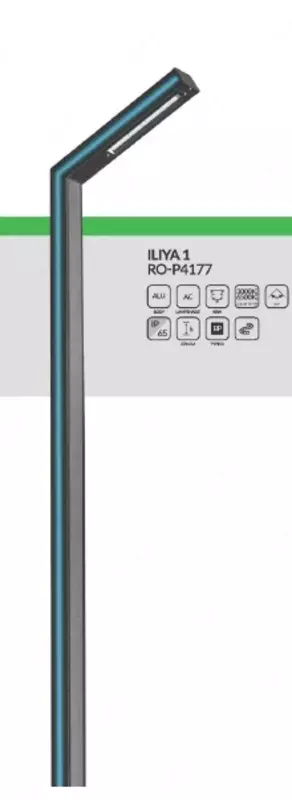 Дорожный светильник ILIYA 1, RO-P4177