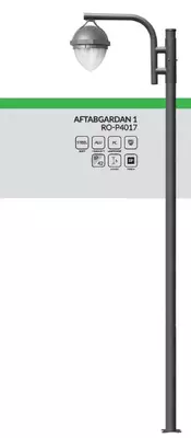 Дорожный светильник AFTABGARDAN 1, RO-P4017