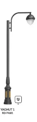 Дорожный светильник YAGHUT 1, RO-P4681