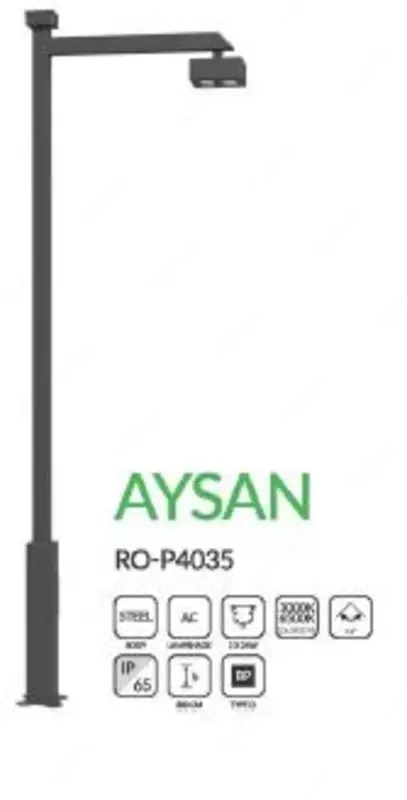 Дорожный светильник AYSAN , RO-P4035