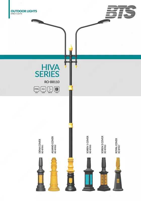 Magistral lampalar HIVA SERIES, RO-B8110