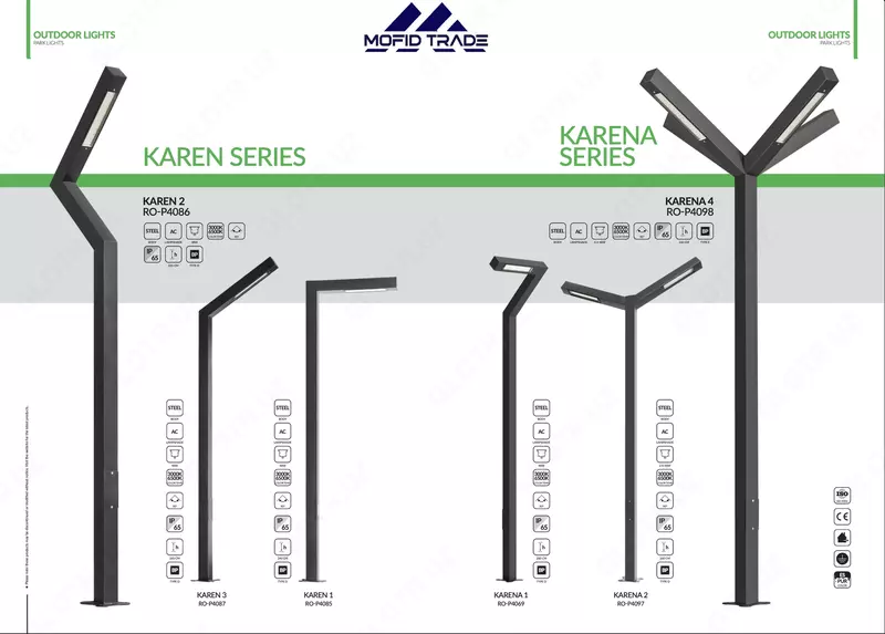 Светодиодный уличный фонарь.