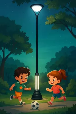 Park va ko'cha chiroqlarini qo'llab-quvvatlaydi