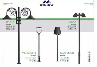 Park va ko'cha chiroqlarini qo'llab-quvvatlaydi