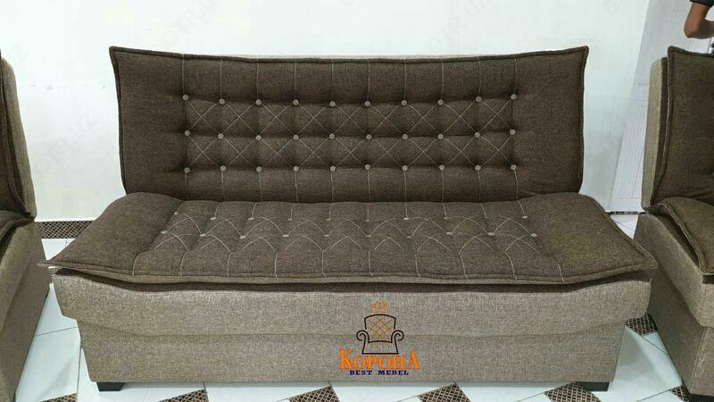 КОРИЧНЕВЫЙ МЯГКИЙ ДИВАН БЕЗ ПОДЛОКОТНИКОВ - 3 500 000 сум