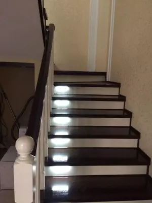 Деревянная лестница Арт 005