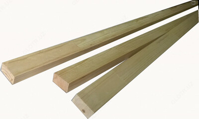 Обработанные балки 190х25х6 мм