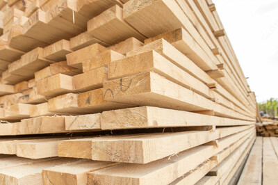 Обработанные балки 140х36х6 мм