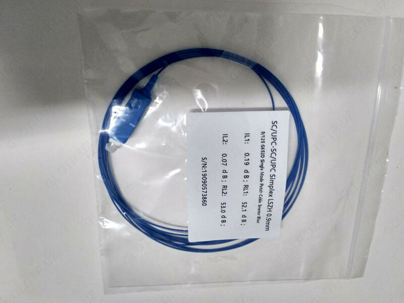 SC/UPC - SC/UPC  Simplex LSZH 0.9 mm