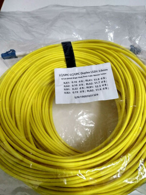 LC/UPC-LC/UPC Duplex LSZX 3.0 mm 50meter LC/UPC-LC/UPC Duplex LSZX 3.0 mm 50meter