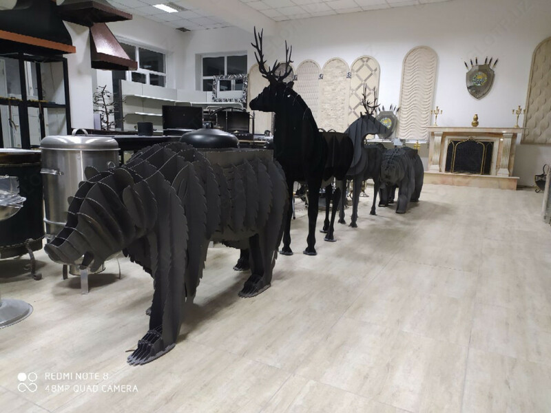 Мангал барбекю медведь