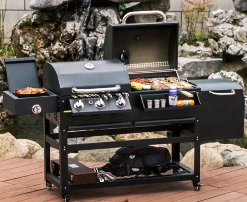14 000 000 сум Барбекю мангал гриль очаг коптильня на газе и углях