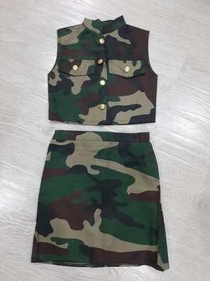 Аренда детского костюма военной тематики для девочек