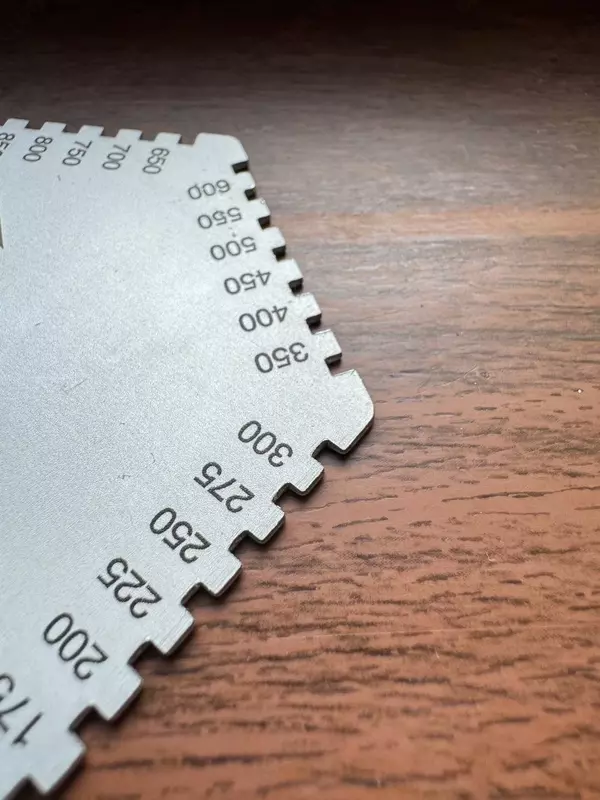   Толщиномер (гребенка) мокрого слоя для промышленной краски