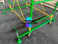  Леса на колесах (вышка-тура) с деревянными настилами в комплекте  изготовление от 3 до 15м в высоту Только в розницу