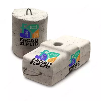 Противовес (контргруз) для фасадной люльки ZLP630 10-25 кг.