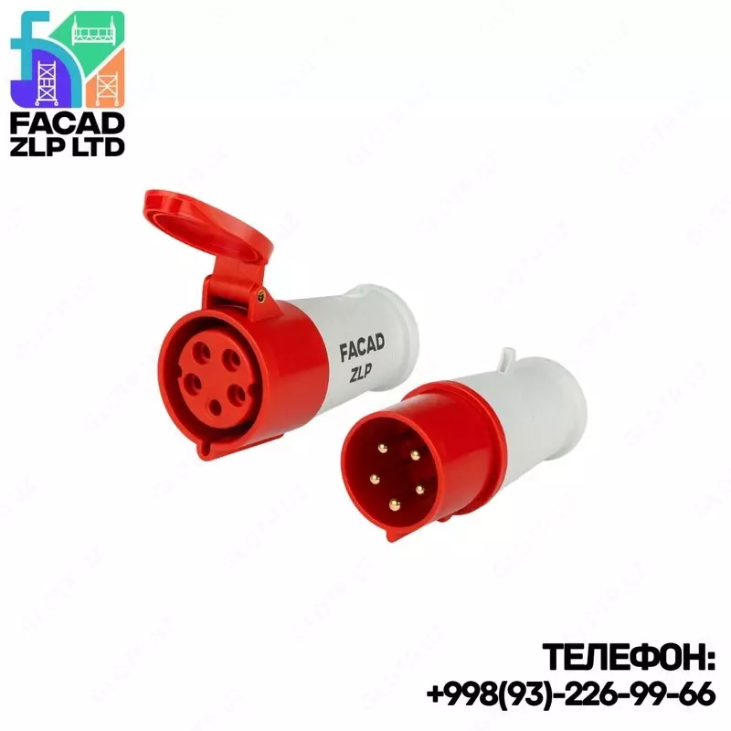 ZLP-630 fasad belanchagi uchun 5 kontaktli 380V ona/ota ulagichi