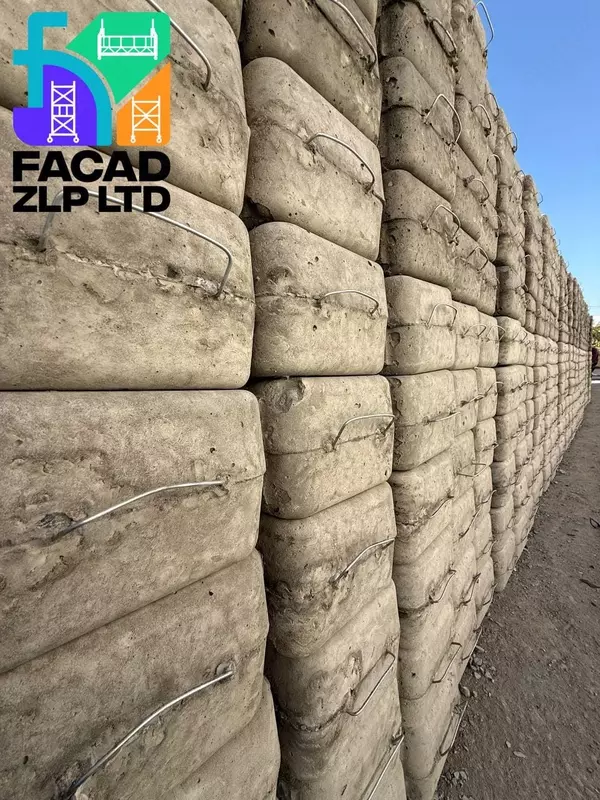 ZLP-630 seriyasidagi fasad belanchagi uchun 8/25 kg og‘irlikdagi posangilar (qarshi yuklar) - 