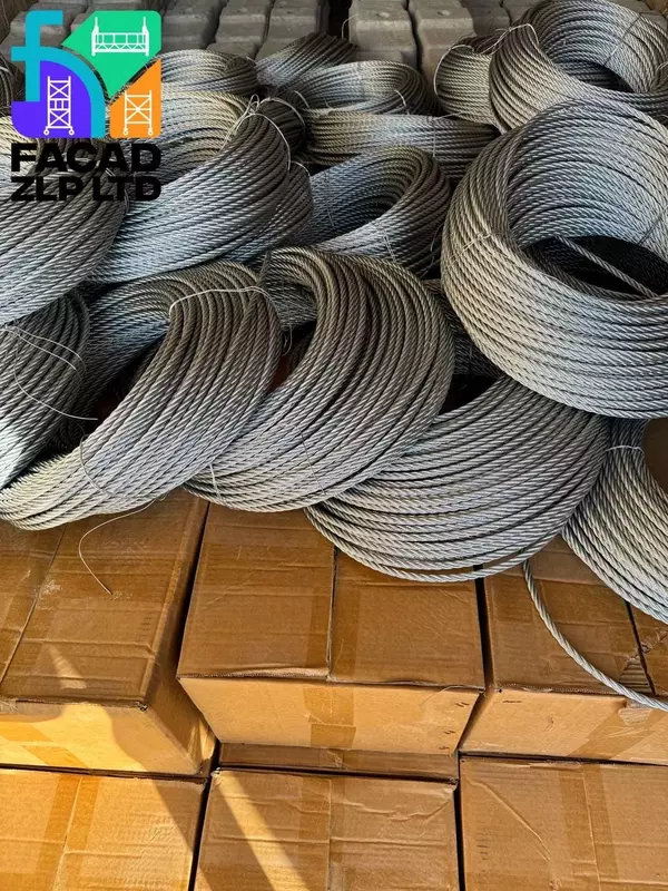  ZLP-630 fasad belanchagi uchun 100 metrli po‘lat arqon - 