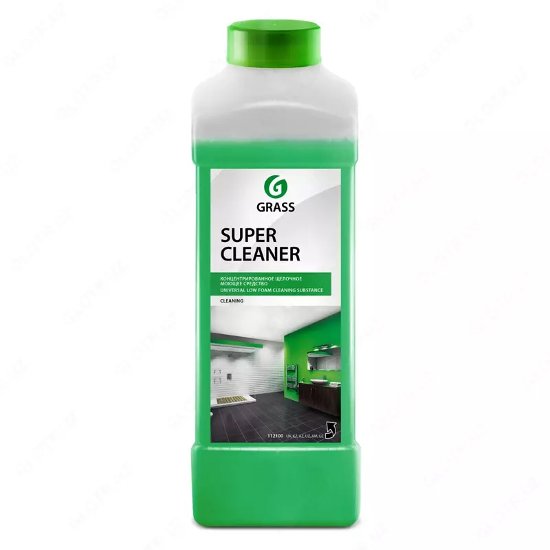 "Super Cleaner" konsentrlangan ishqorli yuvish vositasi 1L x 12