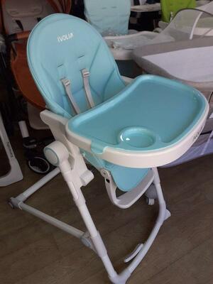 Стульчик для кормления Ivolia ( голубой)
