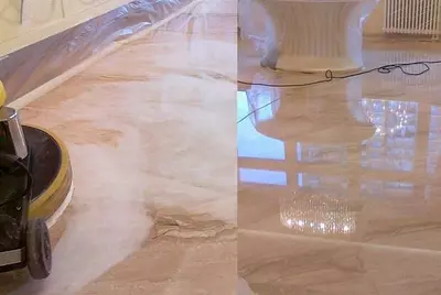 Полировка мраморного и гранитного пола