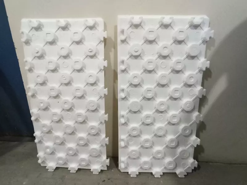 Issiq zamin uchun ko'pikli plastmassa Chakana savdo