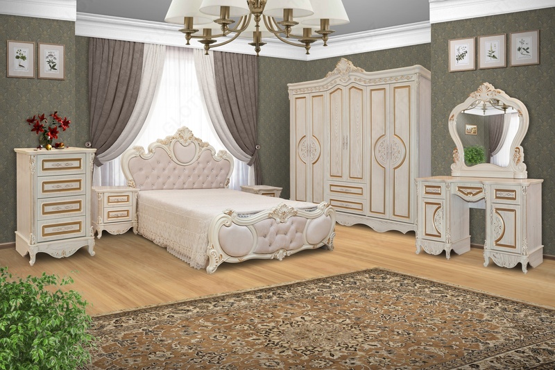 Yotoq xonasi Savannah (oq)